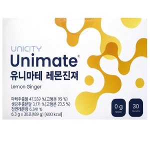 유니시티  유니마테 레몬진저 6.3gx30입 -아네마음 레몬진저