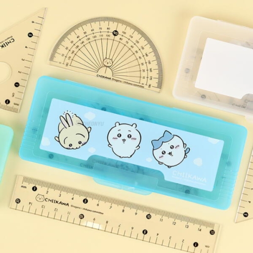 필박스  치이카와 삼각자 각도기 세트