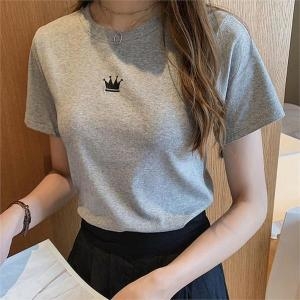 오노마 ONM 왕관 라운드넥 반팔 티셔츠 OI-A200120 S10174223