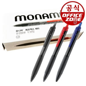 오피스존  모나미 FX ZETA 볼펜 1.0mm 1갑 12자루 유성펜 필기