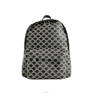 셀린느 백팩 트리오페 캔버스 미디움 블랙 188382FSZ 38AW