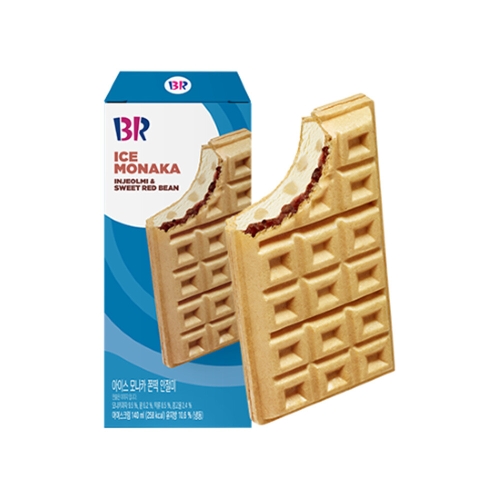 배스킨라빈스 아이스 모나카 쫀떡 인절미