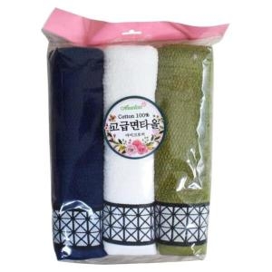 에이치플러스몰  흡수력 좋은 세면 타올 3PWD24720