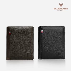 BM BLUE MOUNT F5037-A 남성중지갑 카드 지폐 지퍼수납공간