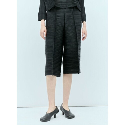 이세이미야케 플리츠플리즈 바운스 벌룬 팬츠 PP38JF413 15-BLACK