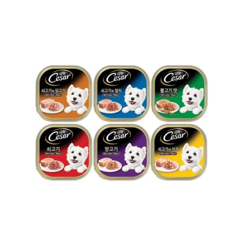 시저 베스트맛 6종 100g