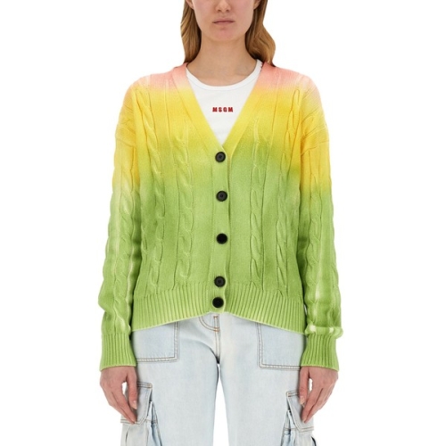 MSGM SS24 가디건 DEGRADE CARDIGAN MULTICOLOUR 3641MDM193 24727636