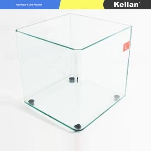 켈란  럭셔리 25 큐브 라운드 곡 어항 25x25x25cm/ 어항/열대어/누드/예쁜어항/금붕어/수족관/1자/미니