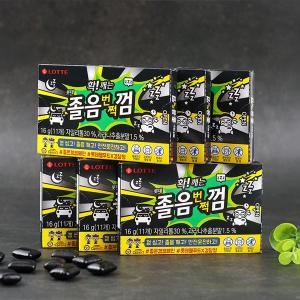 롯데제과  롯데껌 졸음번쩍껌 6 16g
