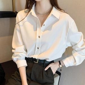 셀러허브 JSLK 여성 남방블라우스 오피스룩 코듀로이셔츠 S9215151