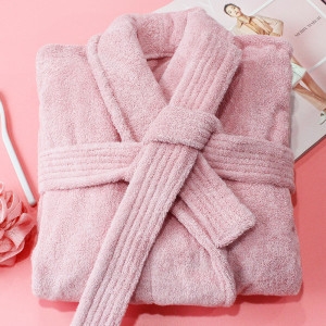 송월타월  호텔용 30수 고중량 유아동 후드 가운 M 스카이블루