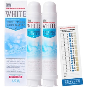 한국보원바이오  투스홀 화이트 미백치약 80g