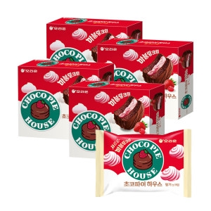 오리온  초코파이 하우스 딸기앤크림 408g