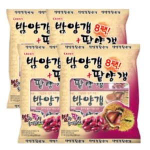 크라운제과  밤양갱 + 팥양갱 8개입 400g