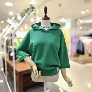 멜로디가든 루즈핏 후드티셔츠 M4S2T131