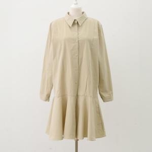 아이우먼 몽글레이어드셔츠원피스 WBQ676M402 빅사이즈