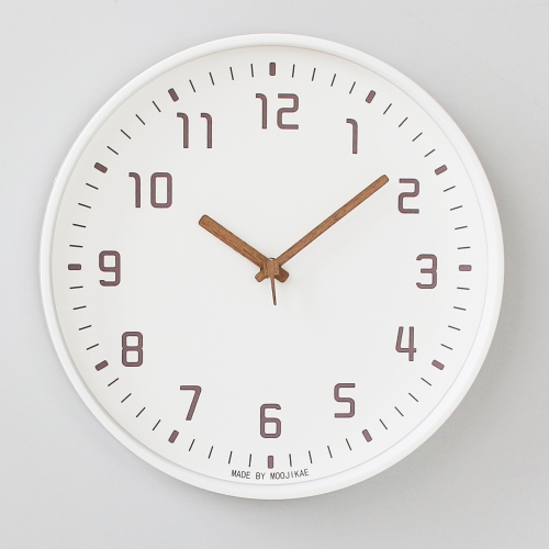 MJK  모던스위트 무소음 벽시계 화이트