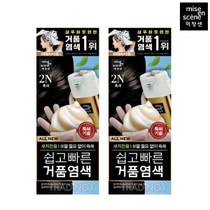 미쟝센 올뉴 쉽고 빠른 거품 염색약 80g