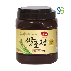 경일식품 우리쌀 100% 쌀조청 3kg 물엿 쌀엿