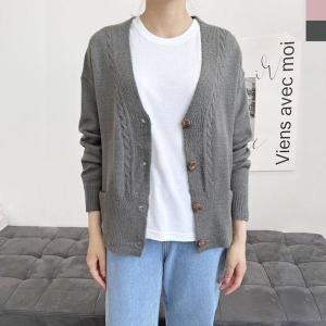 셀러허브 라일리 Rly 2L-UPP 1018 여자브이 포켓니트가디건 S13528358