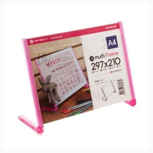ART  각도조절 멀티프레임 A4 297 210mm 단면 가로 분홍 S12168931