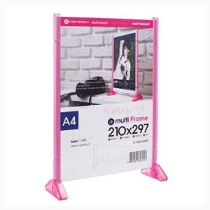 ART  양면 사용 멀티프레임 A4 210 297mm 스탠드 세로 분홍 S12168938