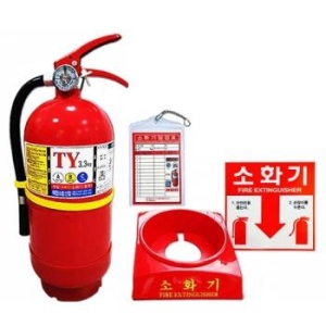 아모레퍼시픽 ABC 축압식 분말 소화기 3.3kg 화재 받침 S12057555