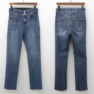 아이우먼 빅사이즈사랑해요 G589L402 투버튼밑컷팅일자팬츠 PN