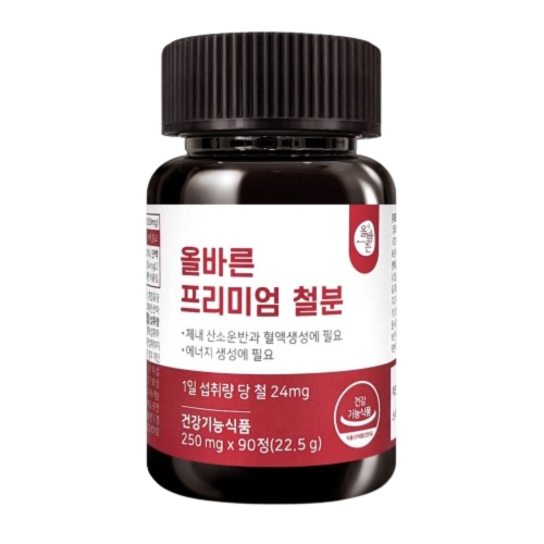 올바른 프리미엄 철분제 90정