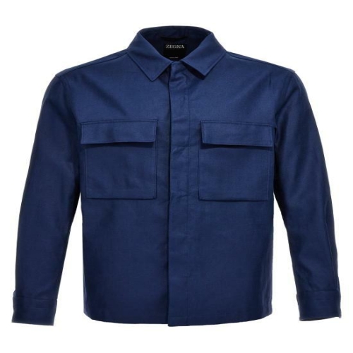 에르메네질도제냐 자켓 UDV60A7SOT10B07 BLUE