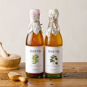 전라도청년 저온압착 100% 통참깨 청년참기름 350ml