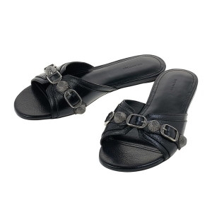 발렌시아가 명품 페드로 여성 카골 플랫 샌들 746568 WAD4E 1081 746