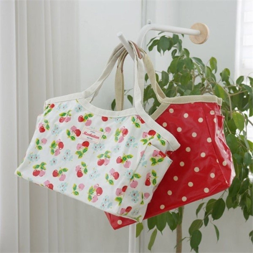 라일리 Rly 앵두모양 빨간색 점무늬 토트백 대학생 여자 작은가방 9514324