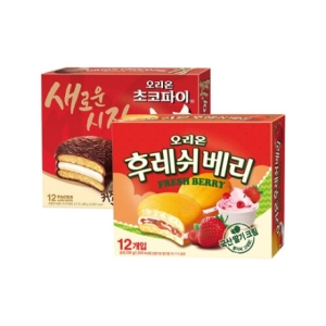 오리온  초코파이 468g + 후레쉬베리 336g