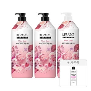 케라시스 화이트 데이지 퍼퓸 샴푸 1000ml 2개 + 린스 1000ml