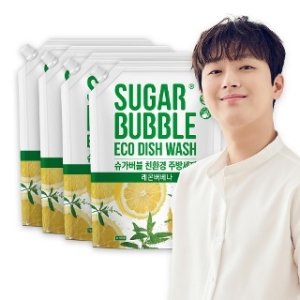 슈가버블 친환경 주방세제 레몬 버베나 1.2L
