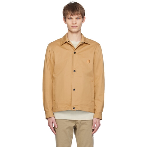 보스 탠 루즈 핏 재킷 241085M180010