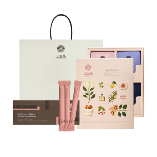 아모레퍼시픽 오설록 달콤세트(러블리티박스+초콜릿바)