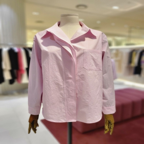 지고트 03. 셔츠카라 포켓 블라우스 JP4E0BL703