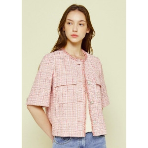 더아이잗 세이브존07 반플 트위드 재킷 IM4A0JK21