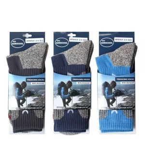 에어워크 중목 에어로쿨 1족 양말 등산 남자 남자 등산 양말 에어로쿨 하이킹 산악용 중목