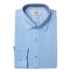 레노마 일반핏 착용감 좋고 구김적은 뱀브트윌 스판 긴소매와이셔츠 RZRSG0-003-BU1