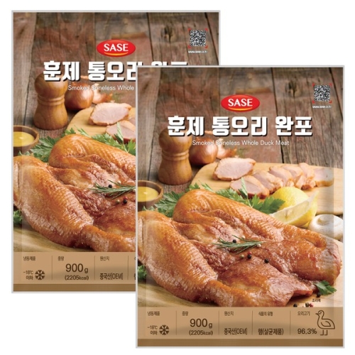 사세  훈제 통오리 완포 900g