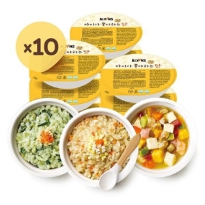 엘빈즈 NEW 이유식 초기/중기/후기/완료기 골고루 랜덤 10팩