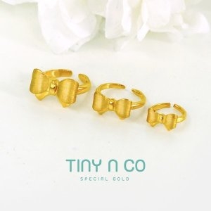 타이니앤코  리본 돌반지 3.75g