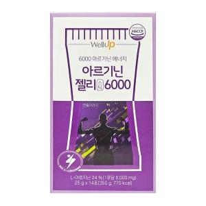 로엘 아르기닌 젤리스틱 6000 25g 14포
