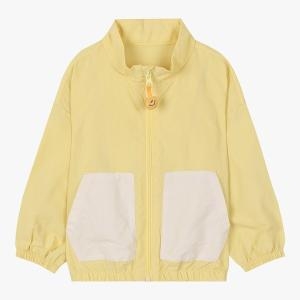 밀리밤 소프트 배색 포켓 바람막이 점퍼 MLJA24461_7358