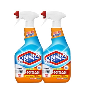 유한양행  유한락스 주방청소용 600ml+600ml /세균 간편 제거