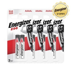 에너자이저  알카라인 AAAA 2입 4개