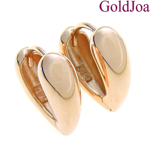 메디쉬재팬 럭셔리 세련된 볼륨 원터치 14k귀걸이 mk-dt3072e